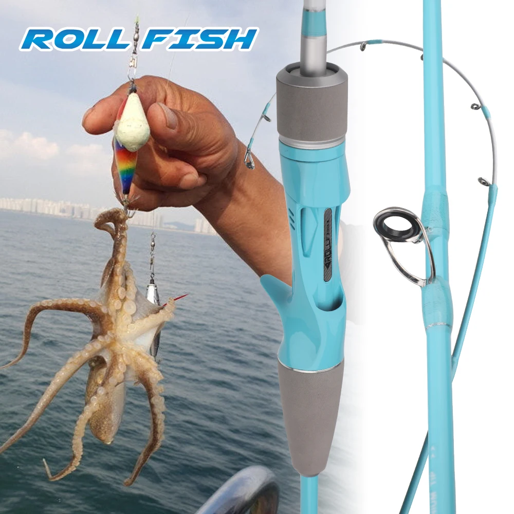 Caña calamar orilla ROLLFISH – carbono punta titanio sensible - imagen 5