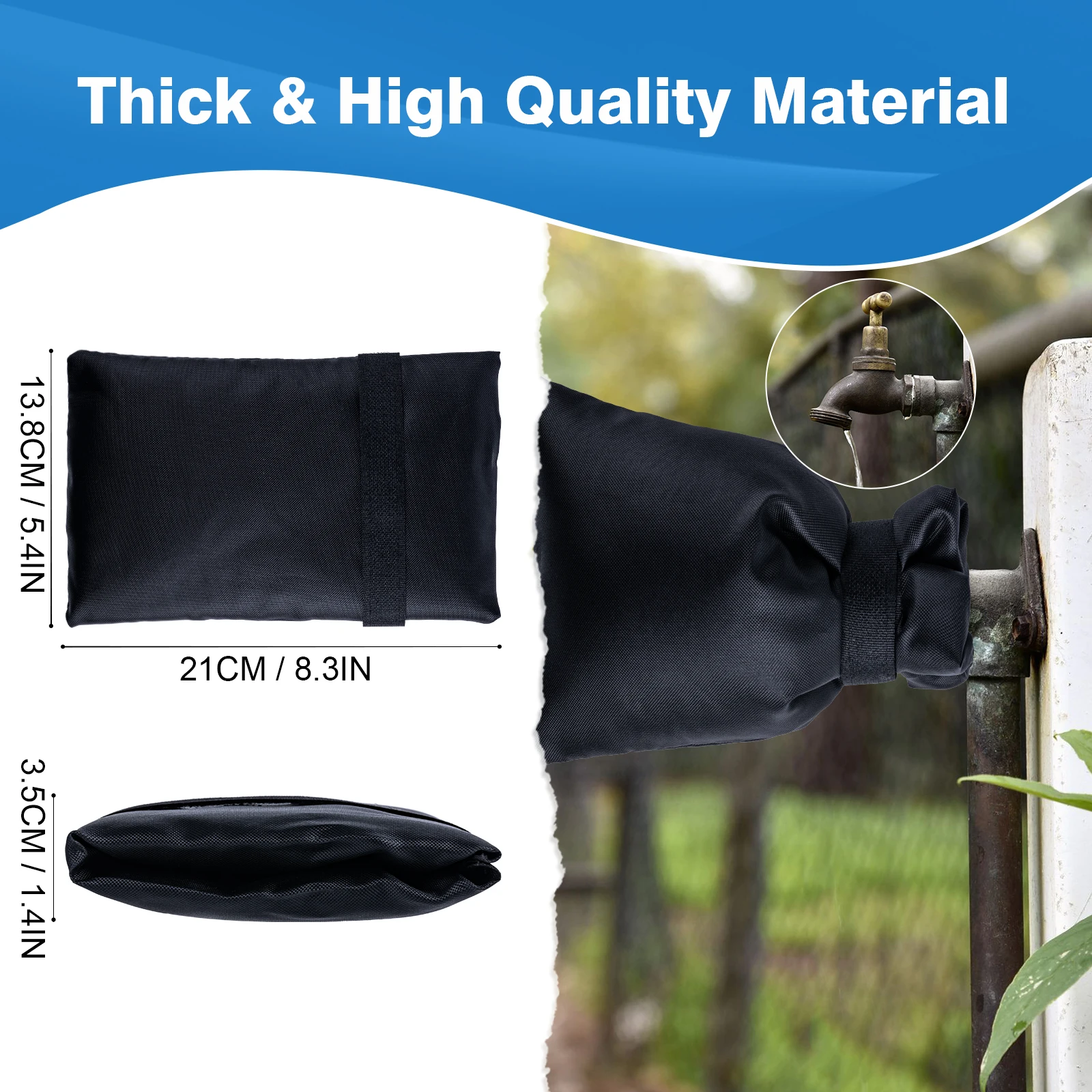 Protector anticongelante para grifo exterior Oxford impermeable - imagen 2