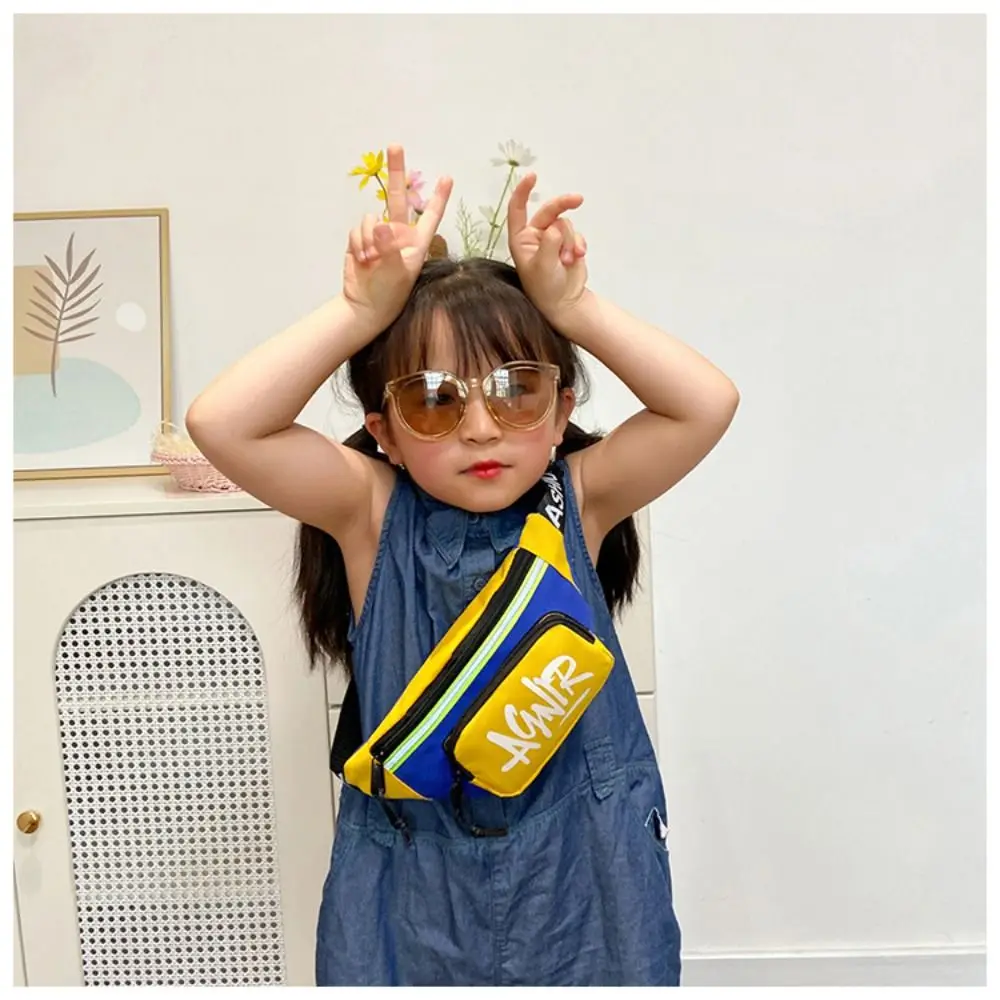 Bolsa de cintura Oxford mini resistente para niñas con letras - imagen 5