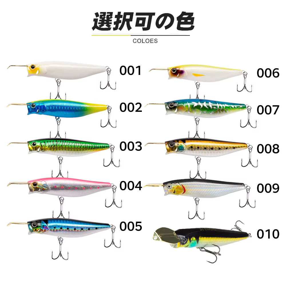 Señuelo Popper 85mm 20g para Lubina – Cebo Duro Agua Salada - imagen 4