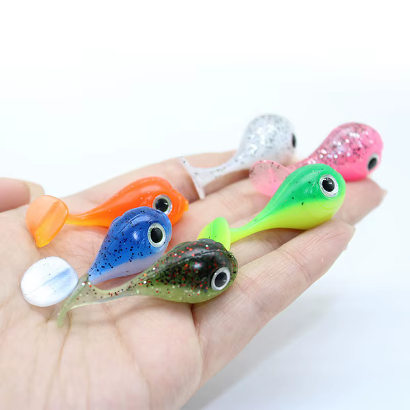 Vinilo Swimbait con Jig Head para Pesca de Lubina - imagen 2