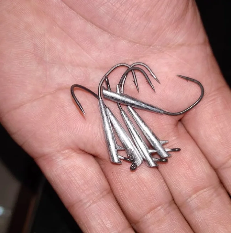 Anzuelos Jig Head Ozark con Teflón – montaje Texas para lubina y trucha - imagen 5