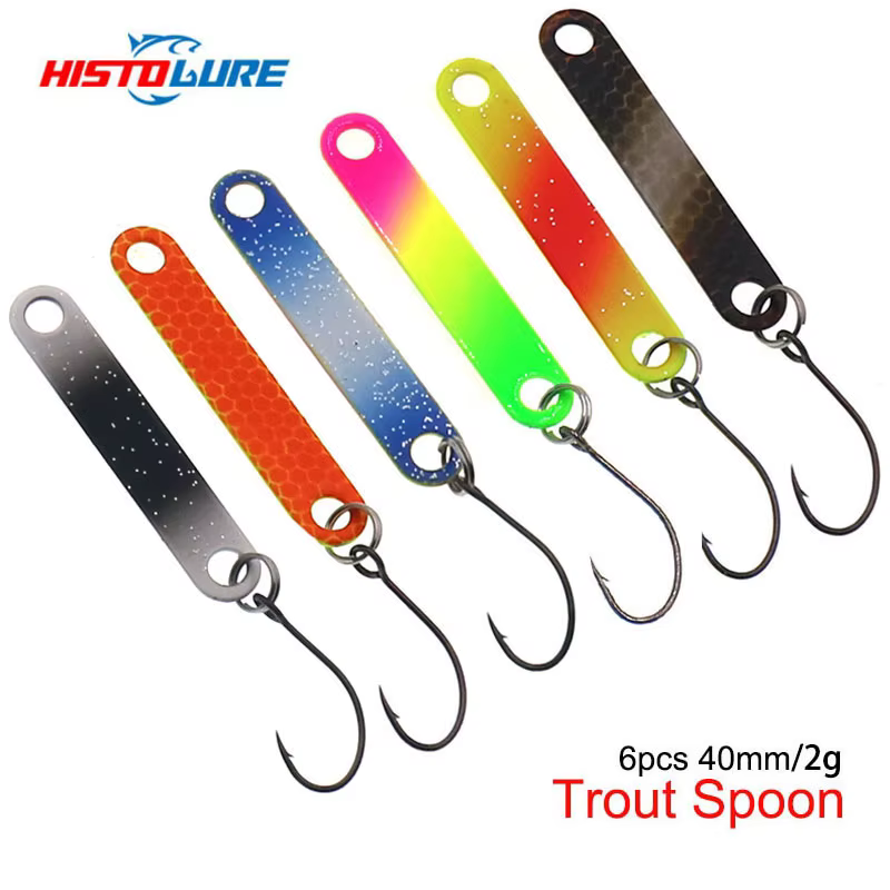PescaTrout Stick – Señuelo cuchara de cobre para trucha y perca