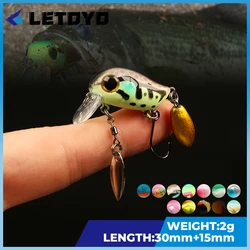 LETOYO Micro Crankbait - Señuelo Wobbler para Trucha y Lubina
