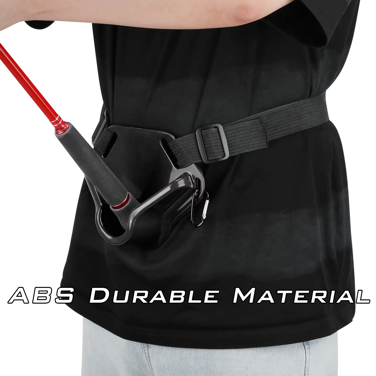 Cinturón SAN LIKE para pesca con portacañas y extractor de anzuelos - imagen 4