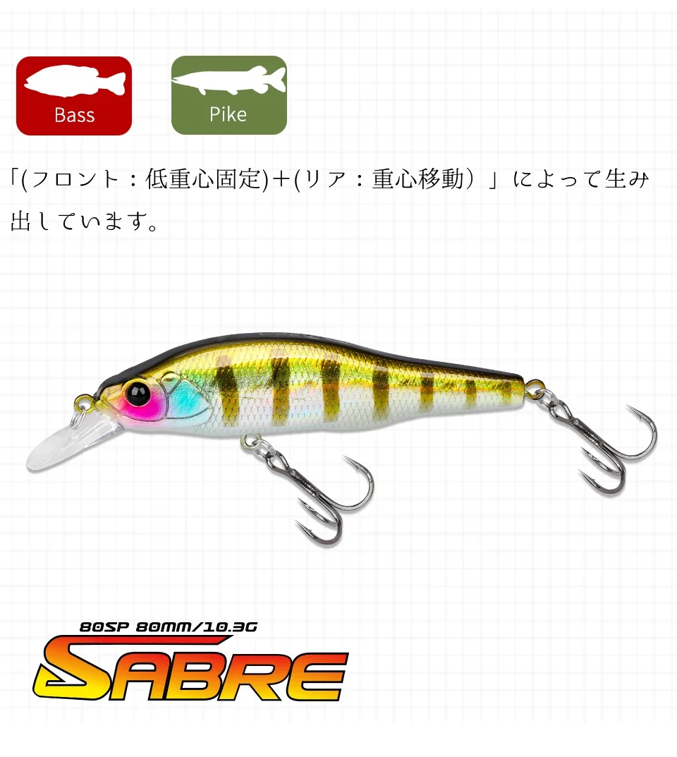 TSURINOYA 80SP acción de nado