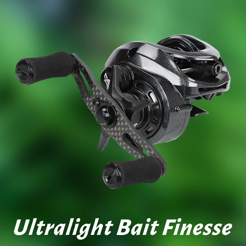 TSURINOYA Spirit Fox 50 Carrete de pesca ultraligero 7.3:1 laton - imagen 4
