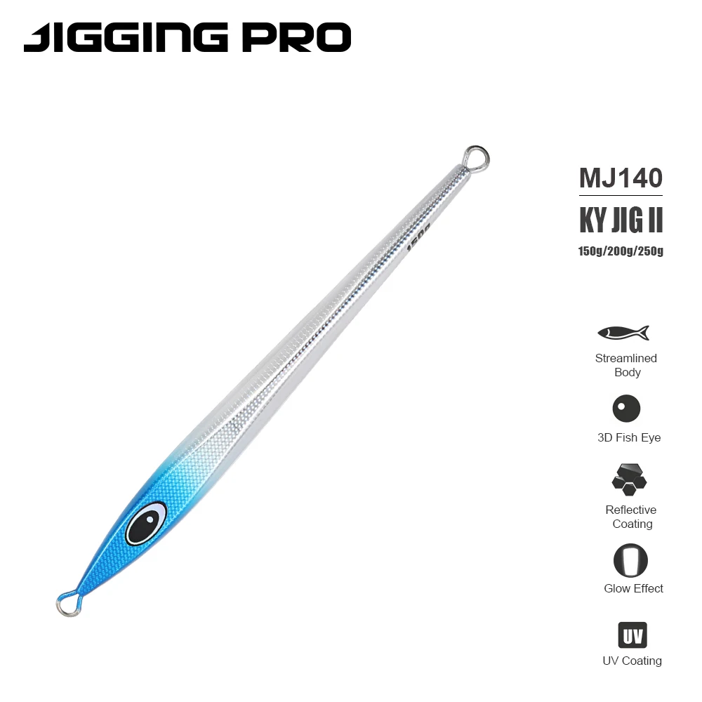 Jigging vertical con señuelo metálico UV