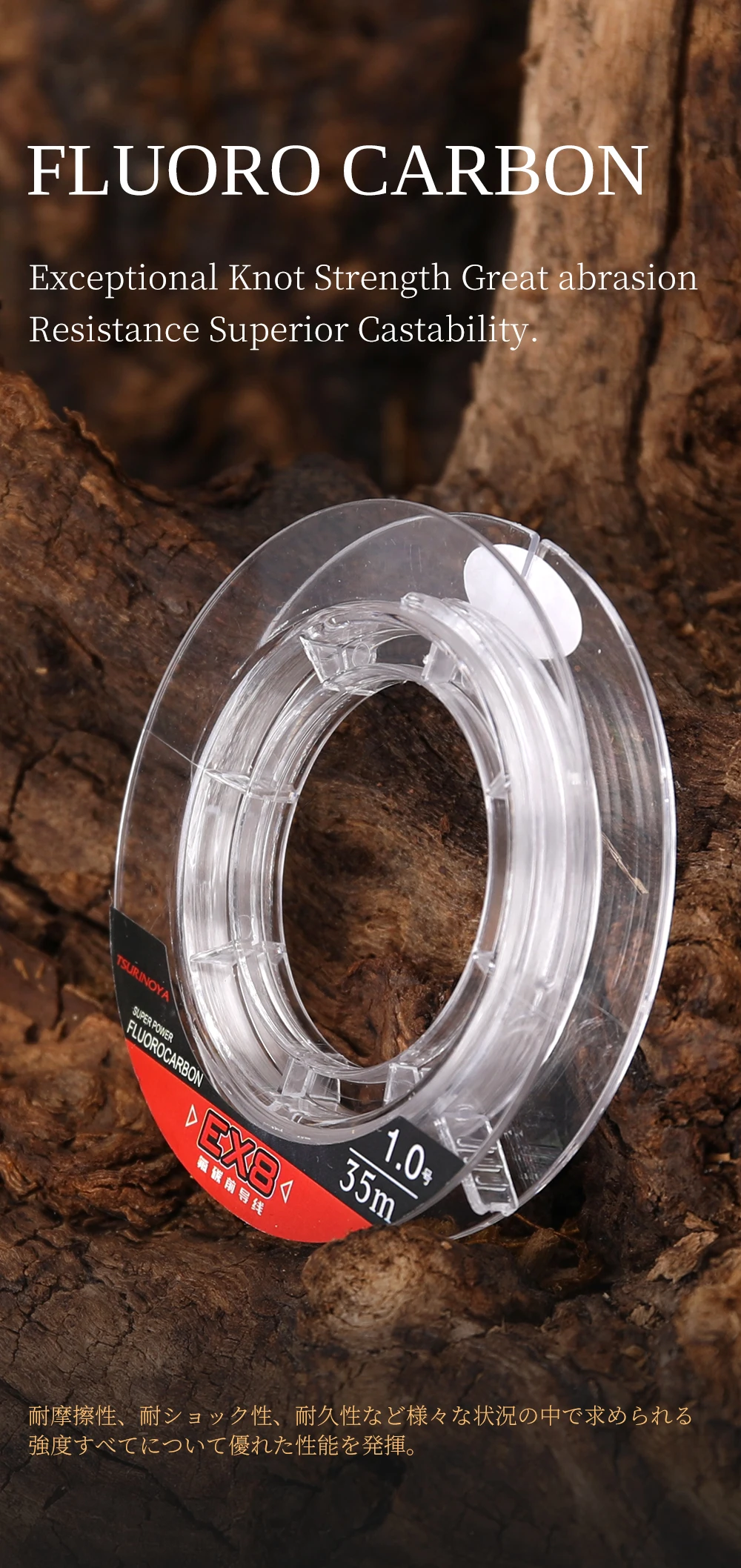 Detalle de la línea fluorocarbono EX8