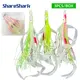 Anzuelo Jig Head ShareShark pulpo vinilo luminoso para pesca