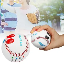 Béisbol de campo con marcadores de colocación de dedos