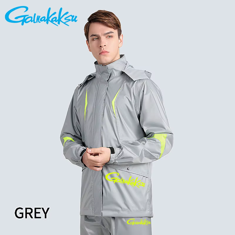 Chubasquero Pesca Reflectante Nocturno – Impermeable y Cortavientos - imagen 5