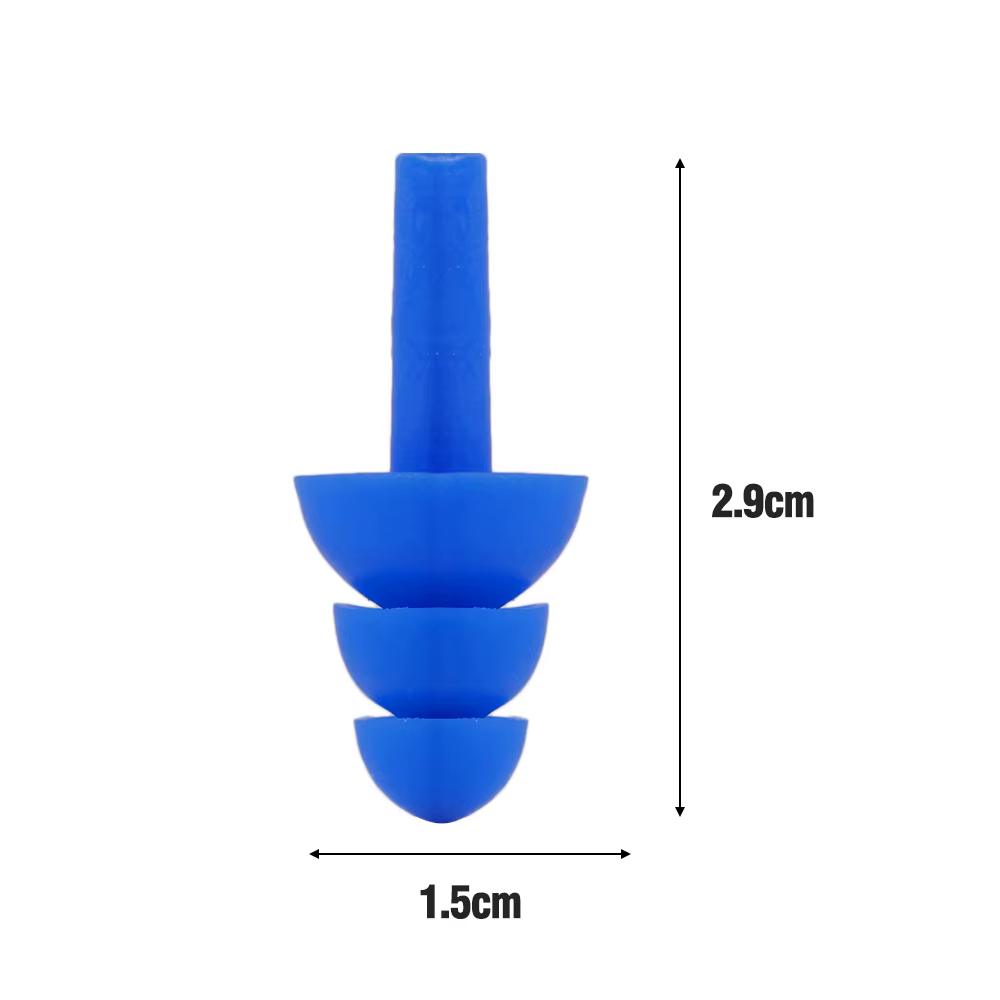 Tapones silicona impermeable reutilizables – Protección auditiva para agua - imagen 4