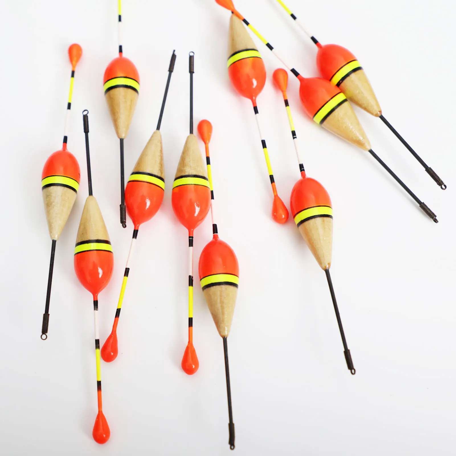 Boyas de corcho con antena Free Fisher para pesca con flotador