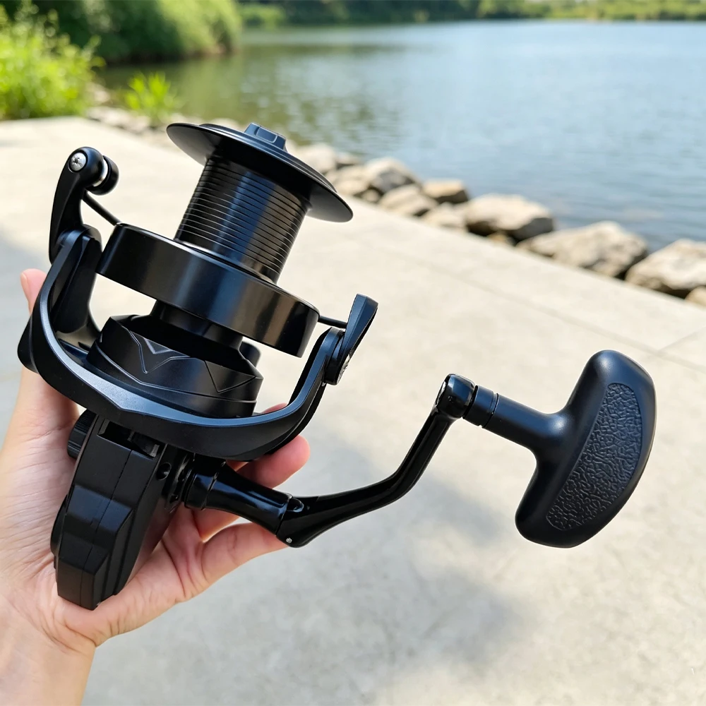 Carrete de pesca spinning ligero para lances largos black bass - imagen 3
