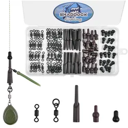 Kit aparejos carpa conectores manga giratoria cuentas cabeza redonda