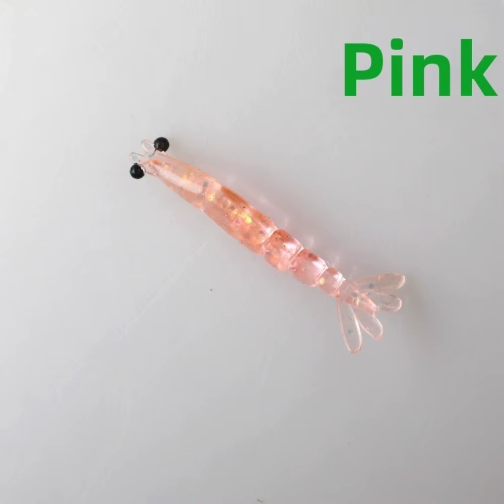 Señuelos Vinilo Camarón Luminoso – Cebo Brillante para Pesca - imagen 4