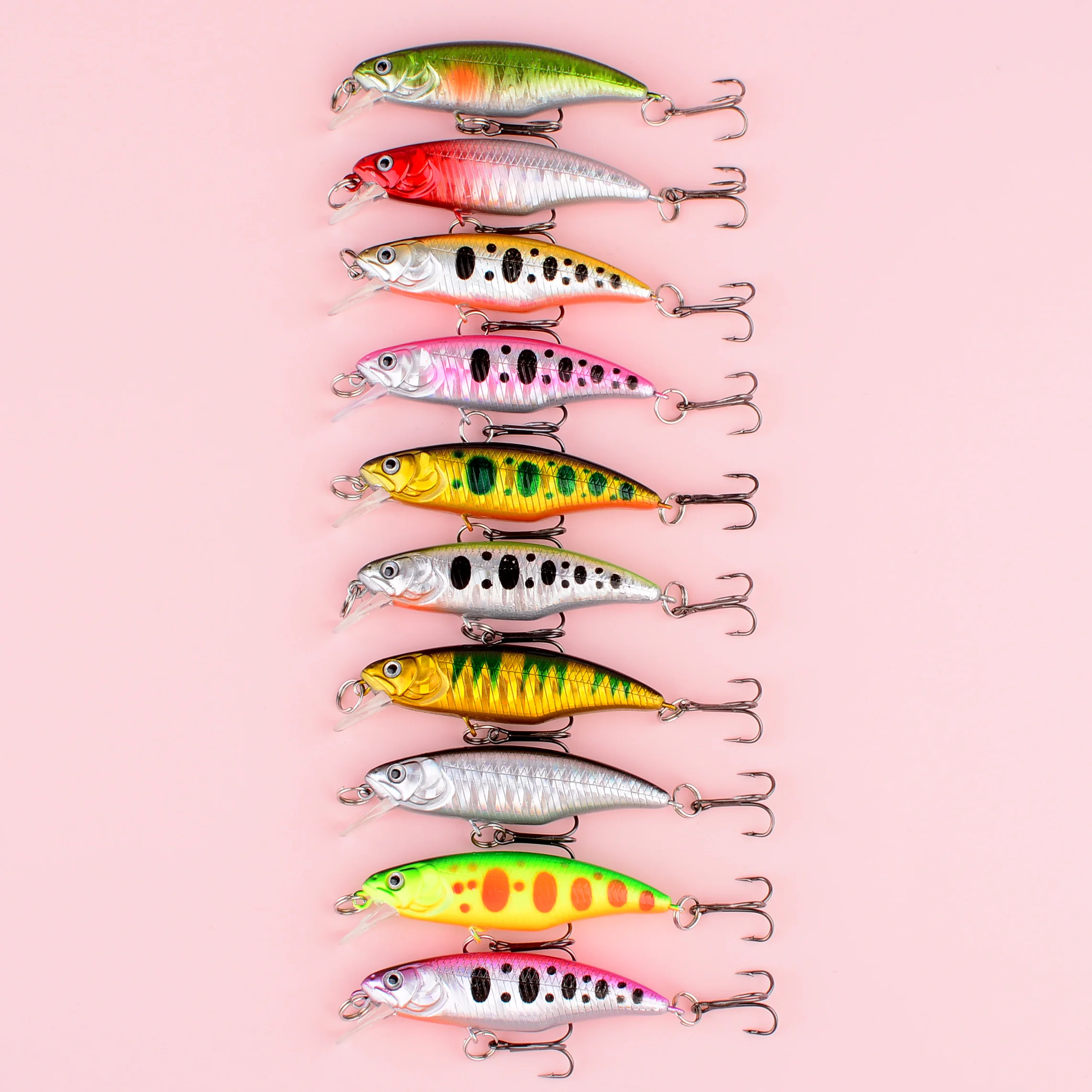 Señuelo Minnow Crankbait Jerkbait Wobbler para lubina y lucio - imagen 4
