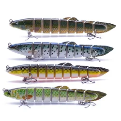 Hanlin-Mini señuelo swimbait anguila articulado - duro