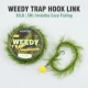 Hair rig trenzado Real Weed para método feeder en pesca al carpe - imagen 3