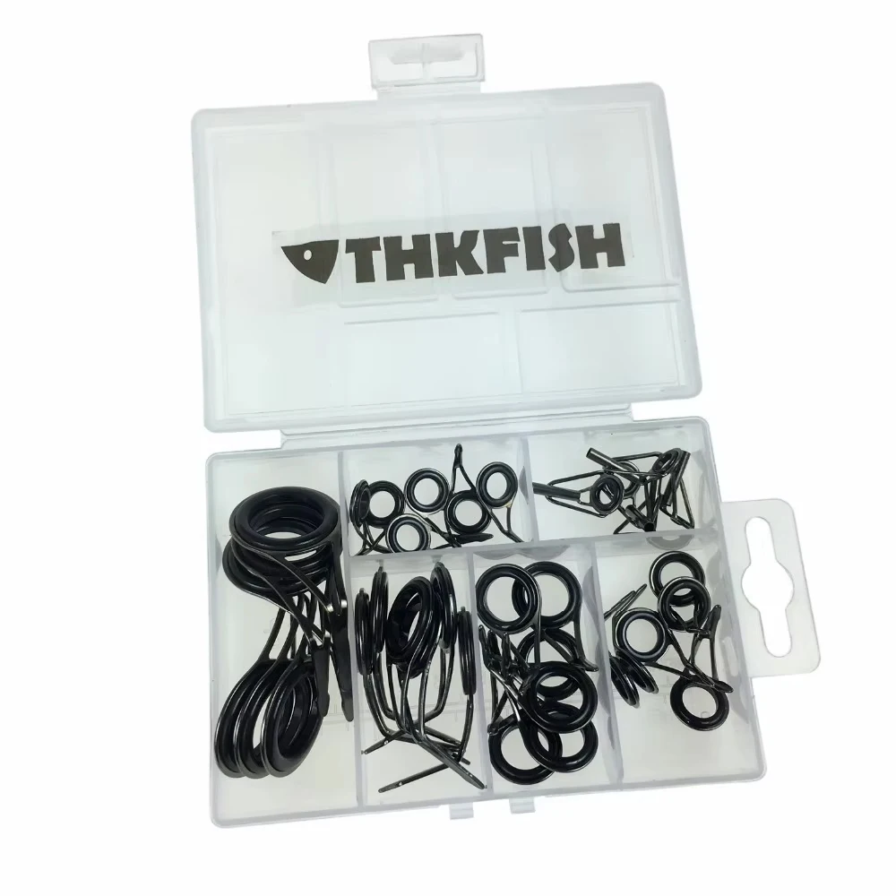 THKFISH Anillas para caña de pescar cerámica y acero inoxidable - imagen 3