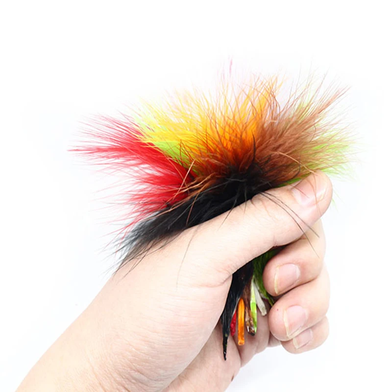 Variedad de colores para patrones de pesca con mosca