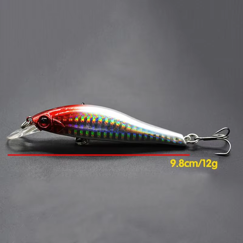 OUTKIT Crankbait Pececillo hundido 12g – 9,8 cm realista ojos 3D - imagen 2