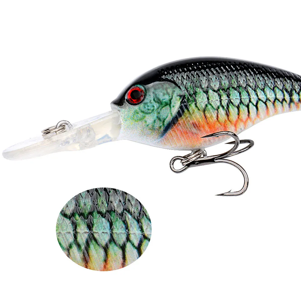 Jerkbait Minnow ABS wobbler para carpa, lucio y lubina - imagen 4