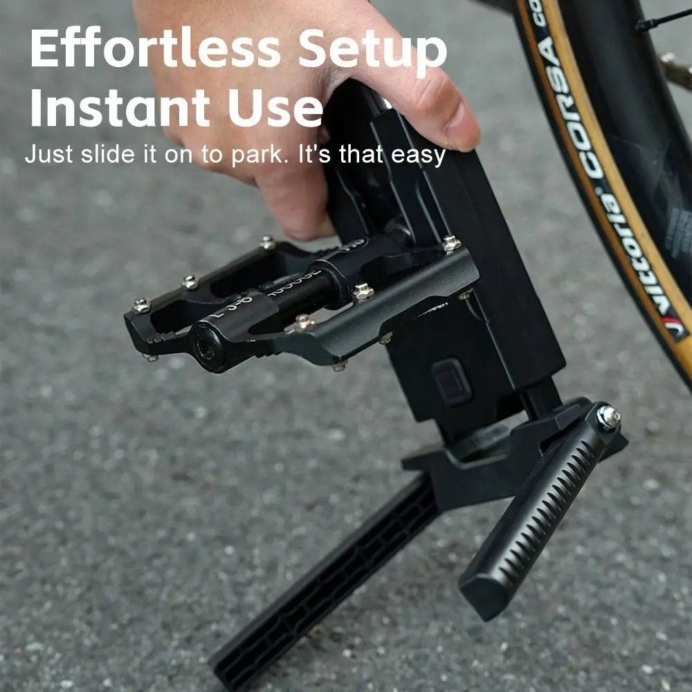 Soporte plegable para bicicleta resistente y ajustable, estable - imagen 4