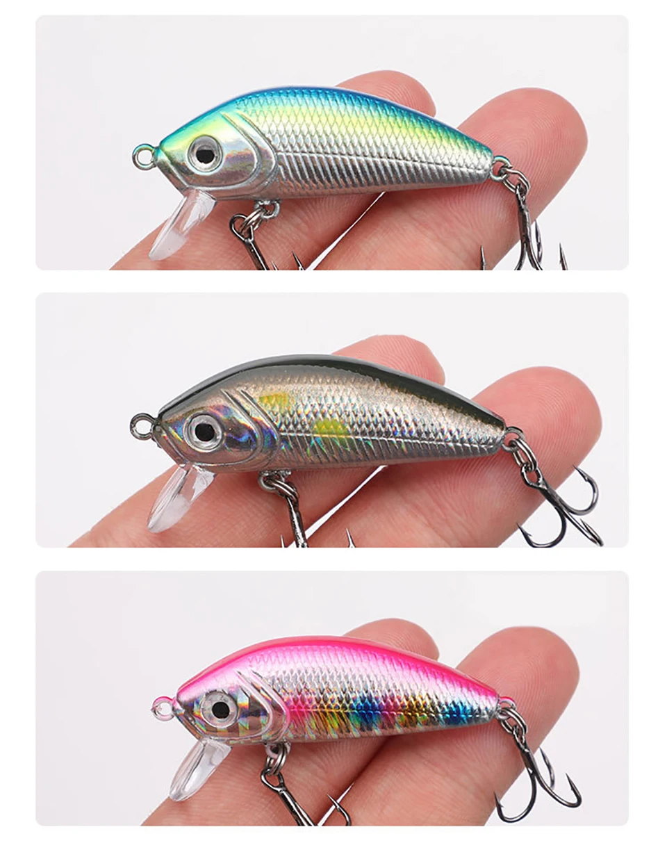 Señuelo WALK Fish sobre superficie de agua