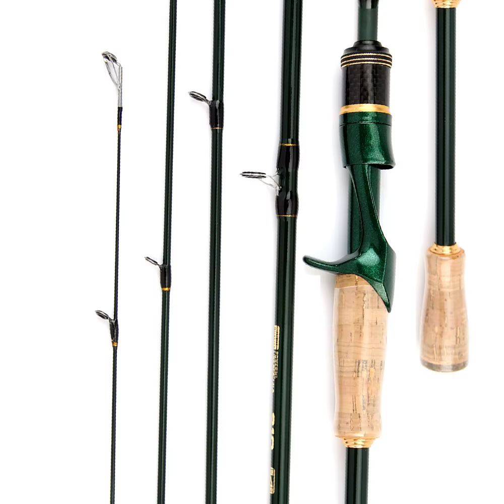 Caña de pesca viaje 6 secciones carbono ML – Spinning y casting - imagen 5