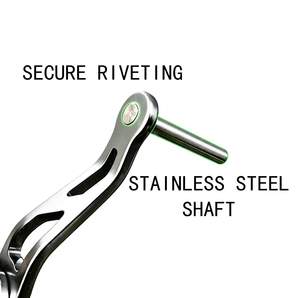 Manivela de carrete plegable metálica DAIWA SHIMANO KASTKING - imagen 4