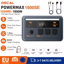 Oscal Powermax 1800SE – Estación de Energía Portátil 1024Wh