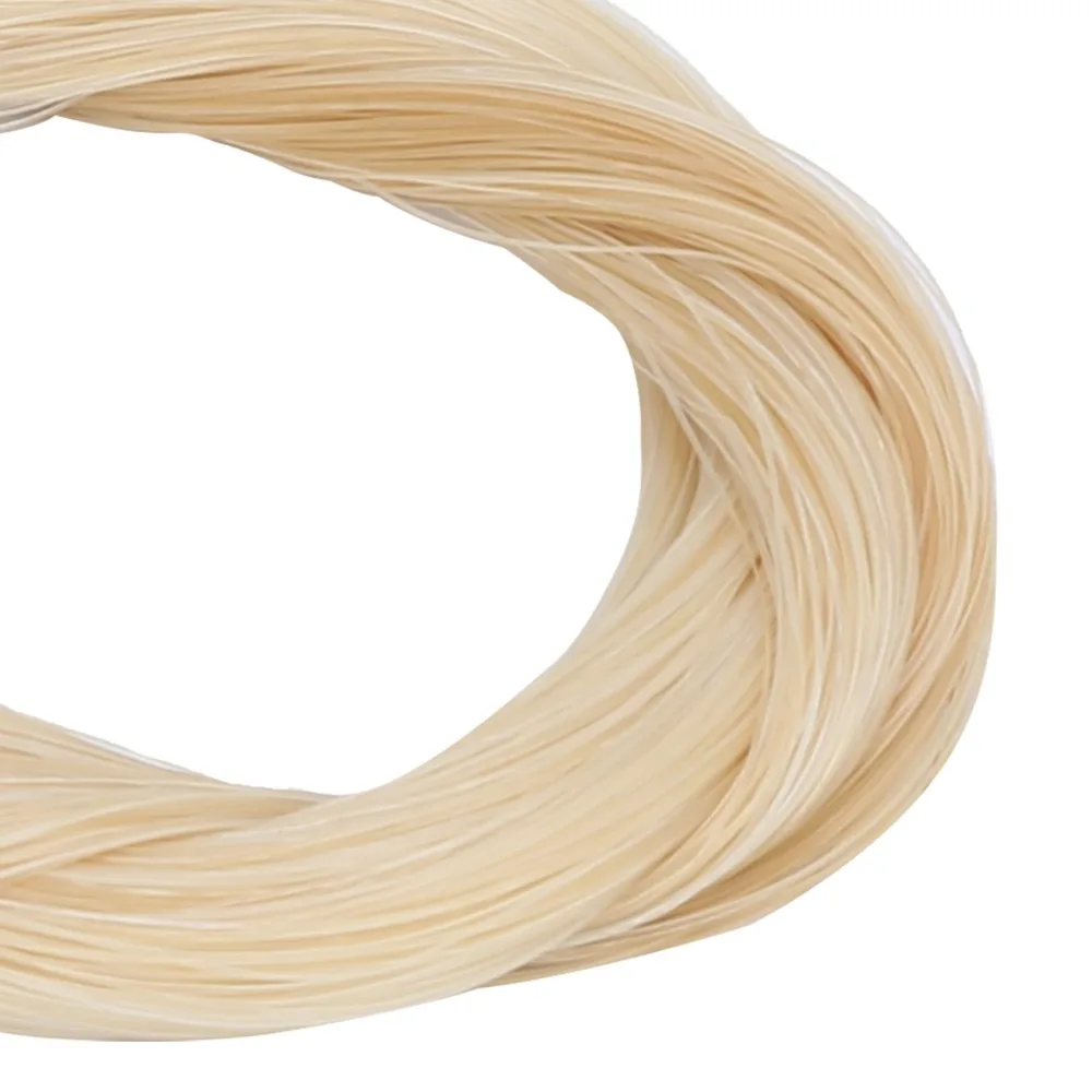 Lazos de pelo para violín duraderos blancos genuinos
