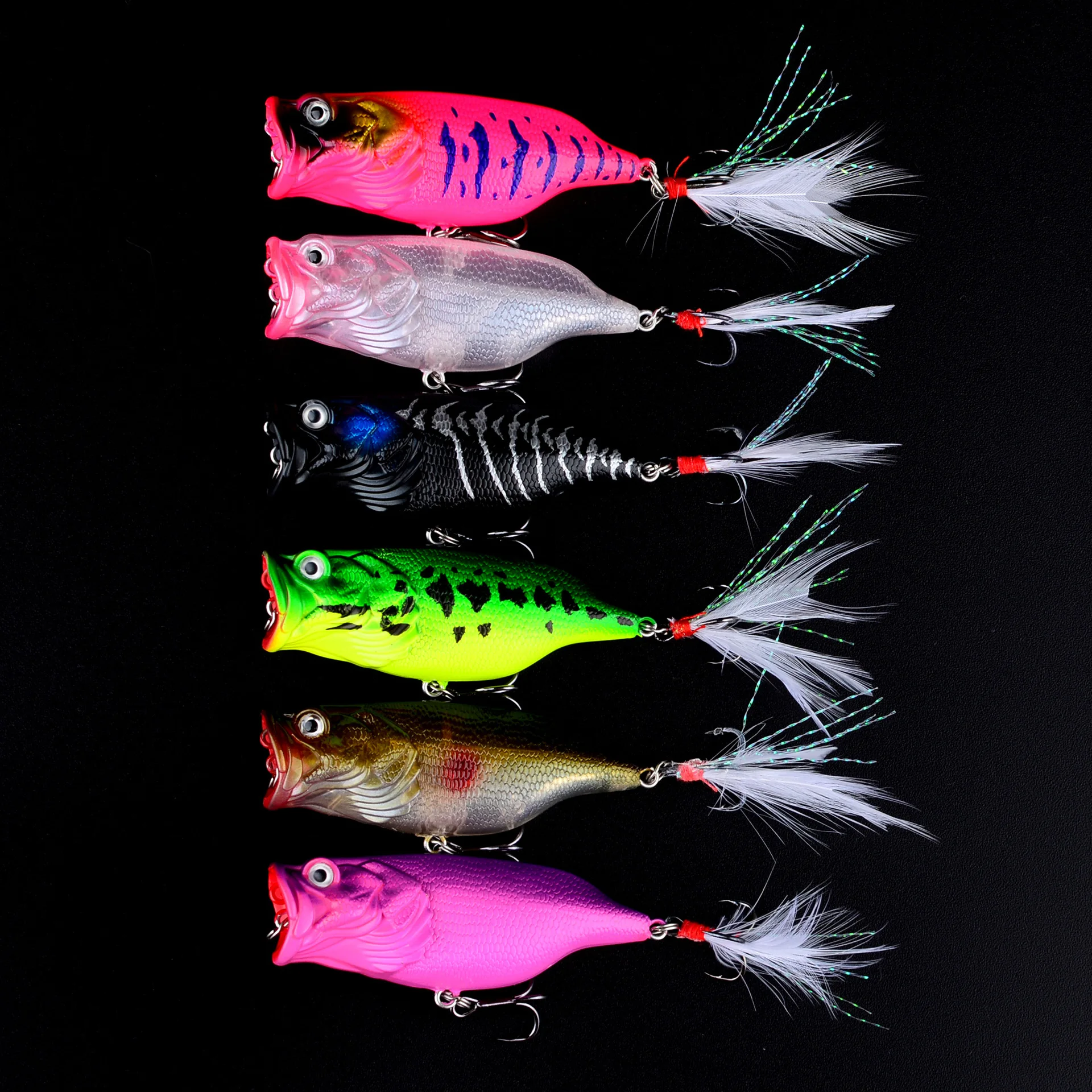 Señuelo de superficie 7 cm – Cebo artificial de plástico para pesca - imagen 2