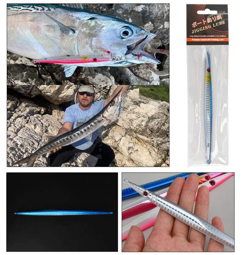 Cuerpo metálico del jigbait TEASER J5