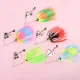 Chatter bait Blade Jig para lubina y lucio, con acción spinner - imagen 4