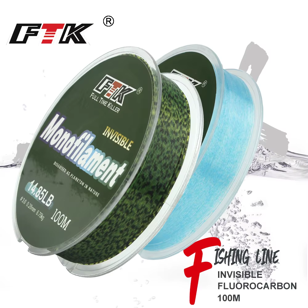Sedal monofilamento invisible FTK – Alta resistencia para carpa - imagen 2