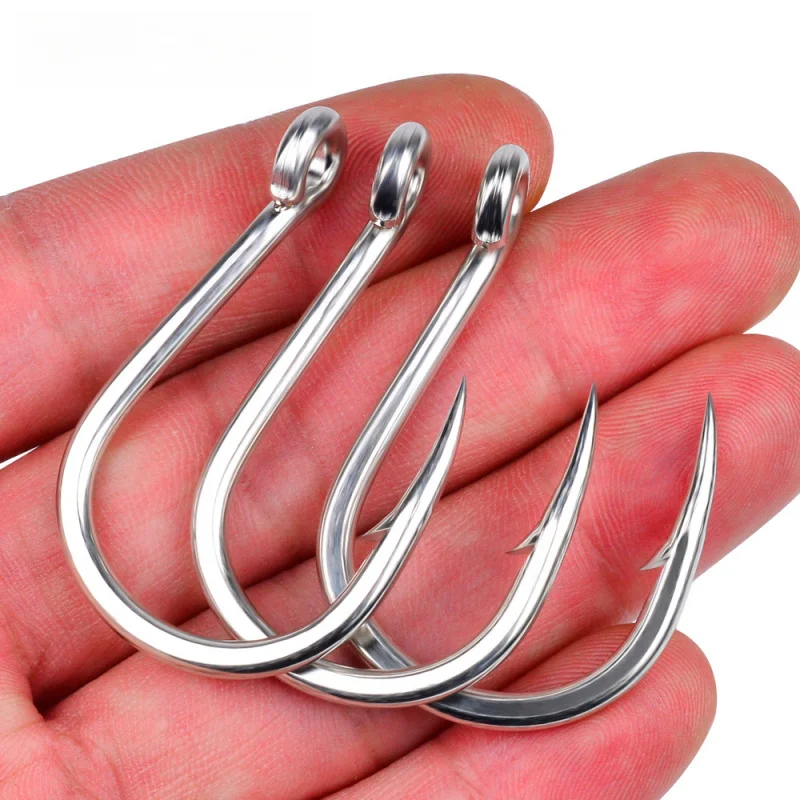 Anzuelos jig head con anilla y púas de acero alto carbono para agua salada - imagen 4
