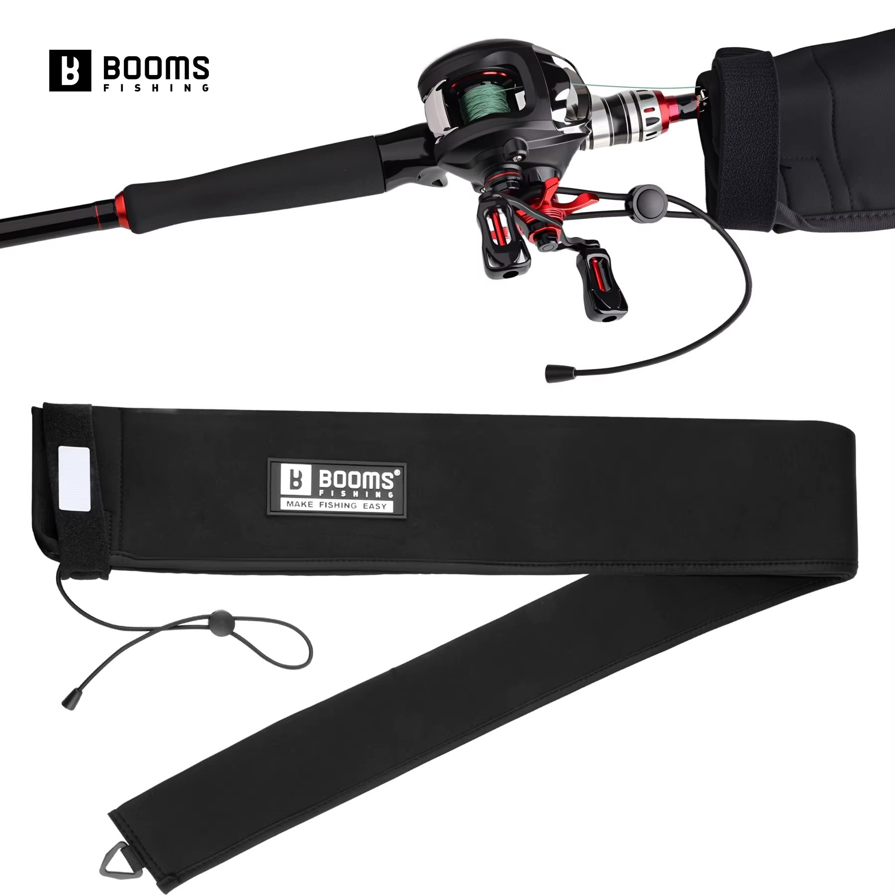 Funda Booms Fishing RS8 – Caña de Lanzado y Trolling - imagen 2