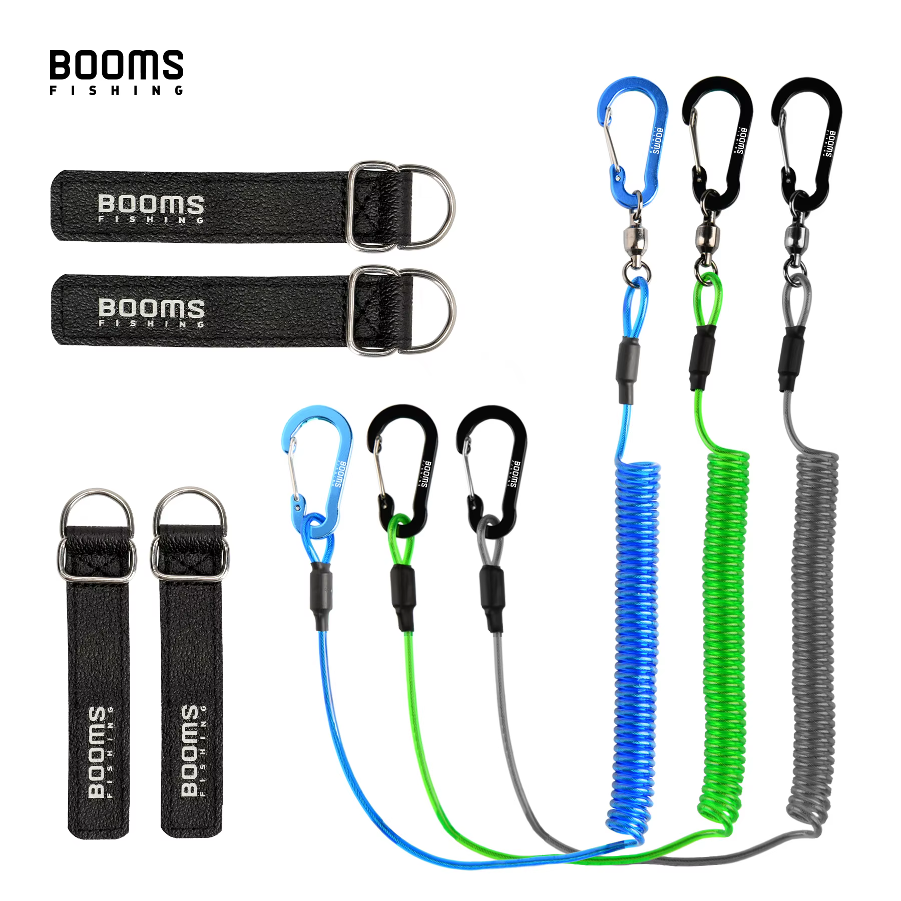 Booms Fishing T02RB1 – Cordón elástico para cañas de pesca en barco y kayak
