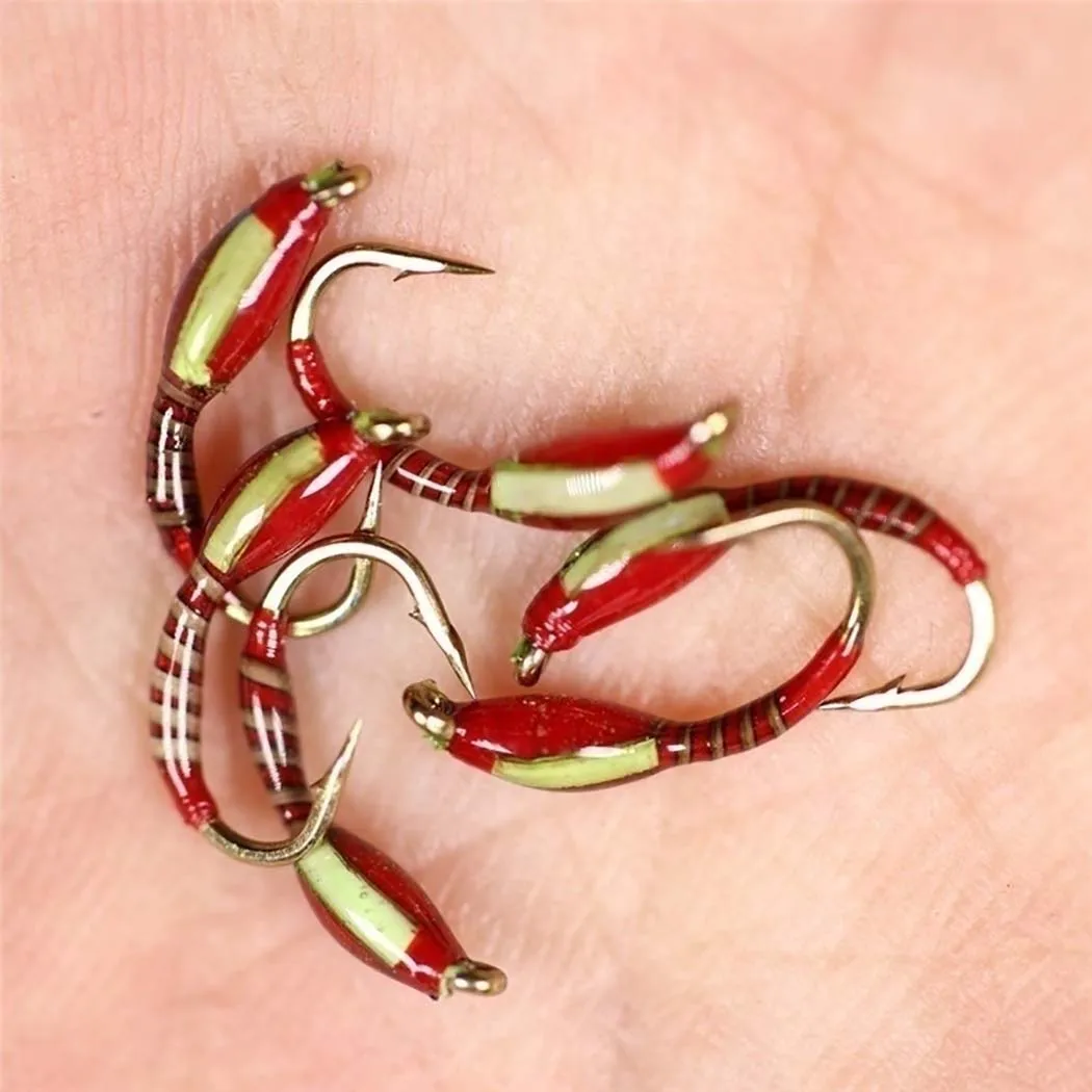 Moscas ninfa epoxi Hegene Midge para trucha - imagen 5