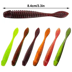 Señuelos blandos swimbait tipo gusano para Drop Shot Finesse Rig