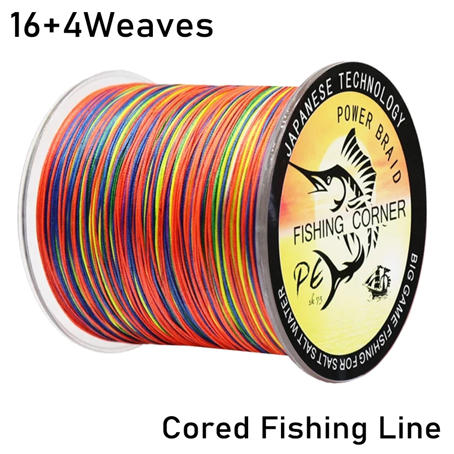 Trenzado PE 16 hebras multicolor japonés – 70-280 lb - imagen 4