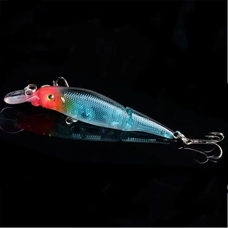 Cebo artificial crankbait para pececillo con anzuelos triples - imagen 5