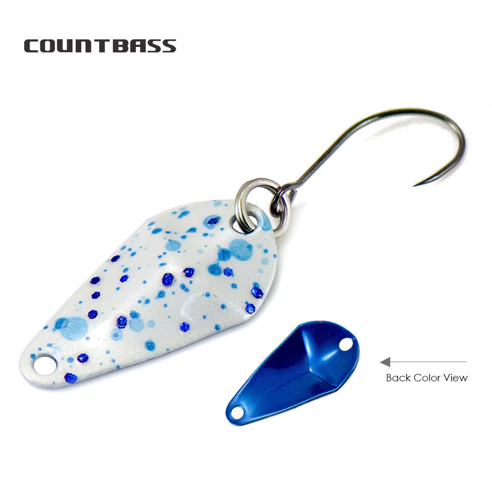 Cucharas COUNTBASS para trucha – Latón fundido para pesca de salmón