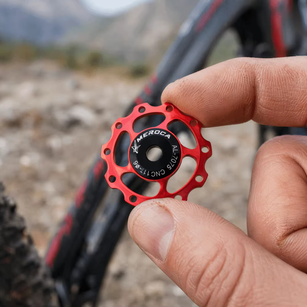 Rodillo Guía Desviador Trasero Bicicleta – Eje 4/5/6mm