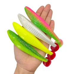Vinilo Cola en T – Señuelo Artificial Blando para Pesca