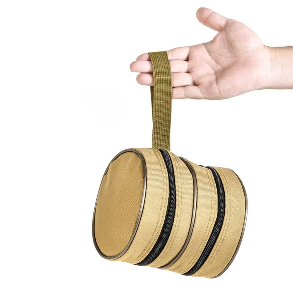Bolsa doble capa para carretes de pesca, organizador ligero - imagen 2