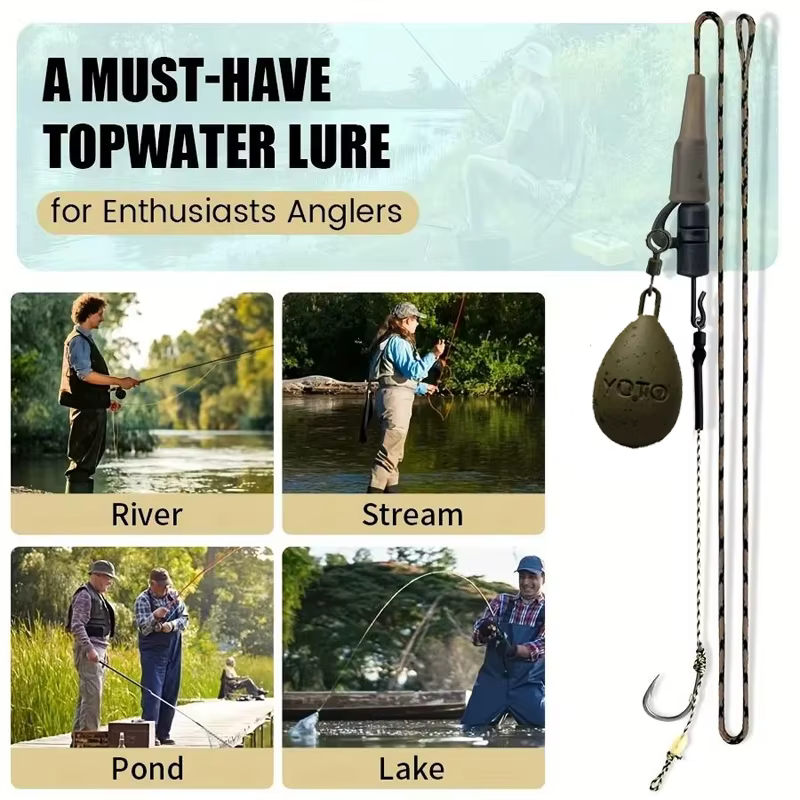 Kit Pesca Carpa con Anzuelos Huevo y Plomos para Montajes - imagen 4